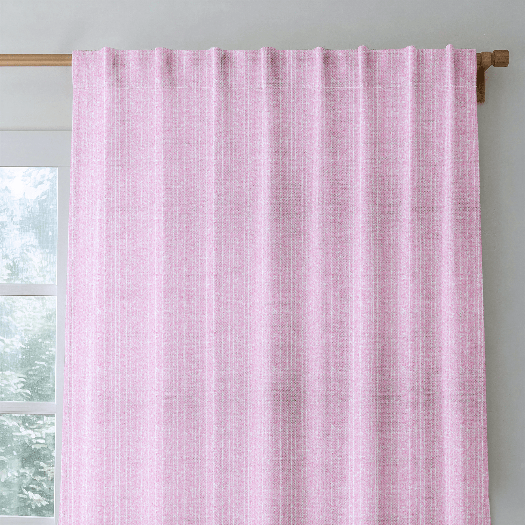 Blush - Curtain Panel - The Drapery
