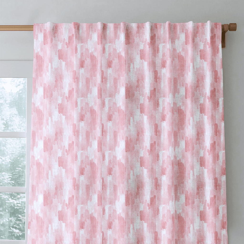 Blush Drift - Curtain Panel - The Drapery