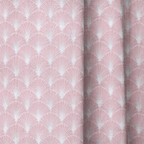 Blush Fan - Curtain Panel - The Drapery