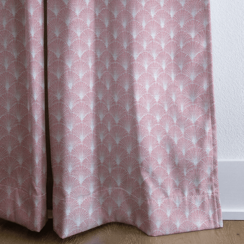 Blush Fan - Curtain Panel - The Drapery
