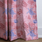 Blush Ocean - Curtain Panel - The Drapery