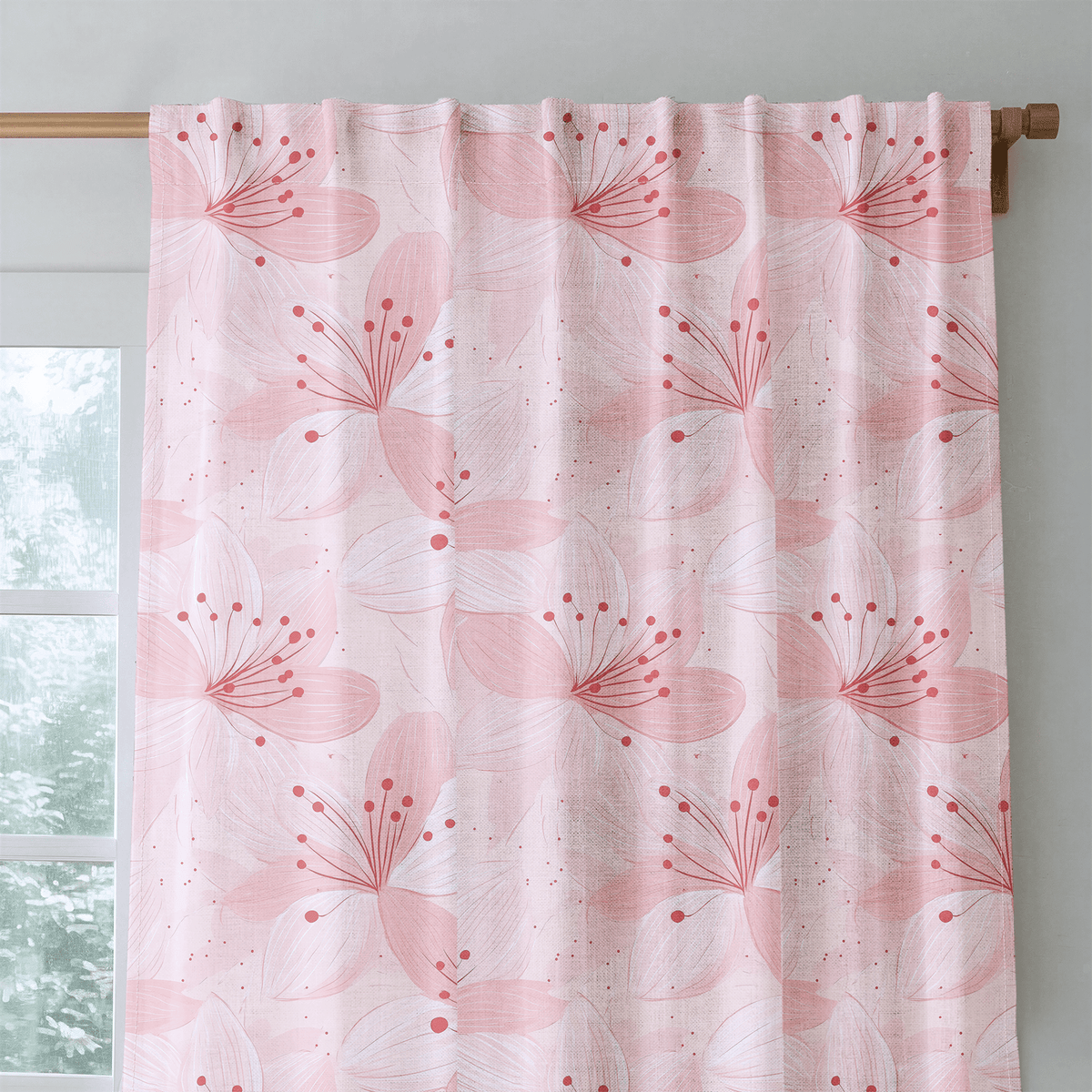 Blush Solstice - Curtain Panel - The Drapery