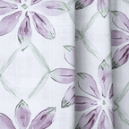 Blush Vines - Curtain Panel - The Drapery