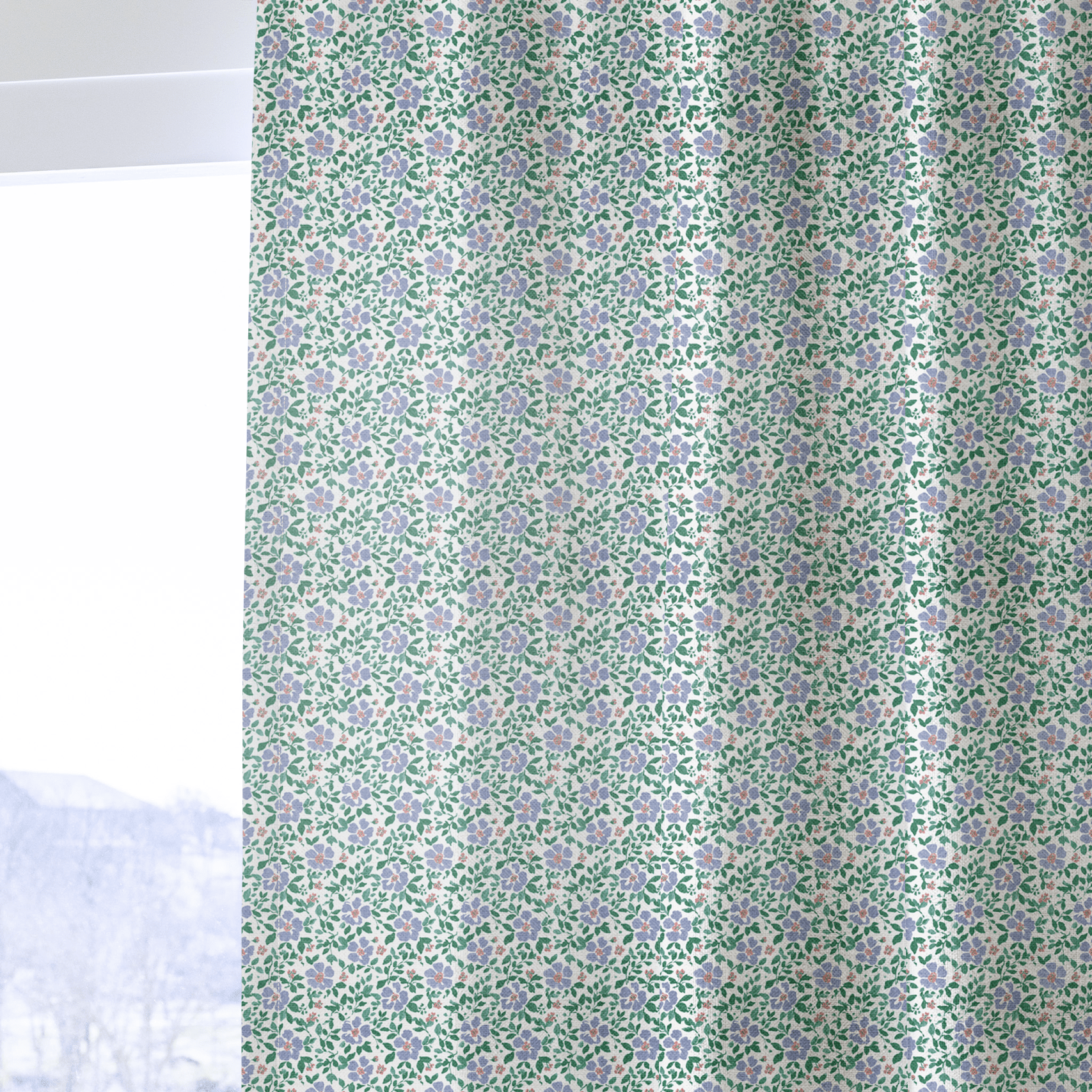 Blyrix Blossoms - Curtain Panel - The Drapery