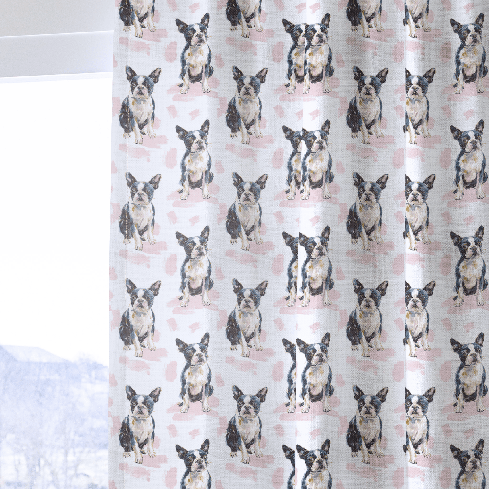 Boston Eyes - Curtain Panel - The Drapery
