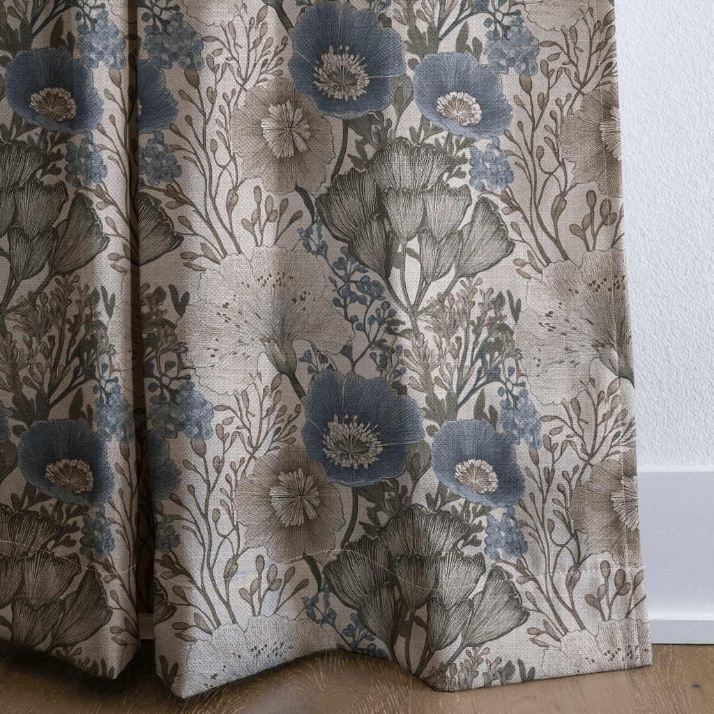 Botanical Dust - Curtain Panel - The Drapery