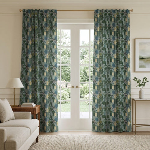 Botanical Mix - Curtain Panel - The Drapery