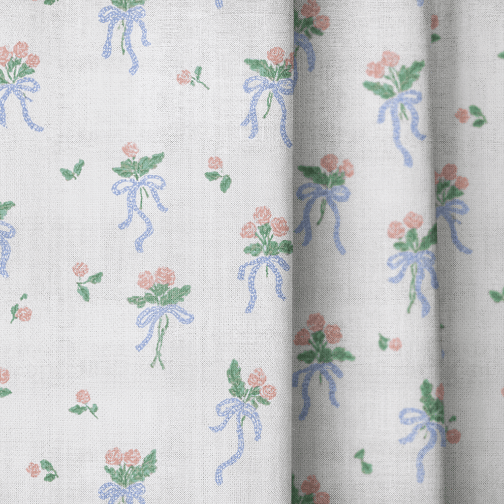 Bow Bouquets - Curtain Panel - The Drapery