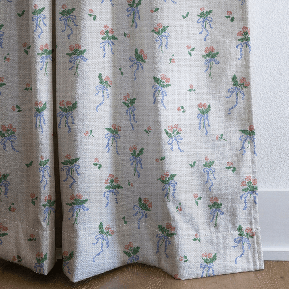 Bow Bouquets - Curtain Panel - The Drapery