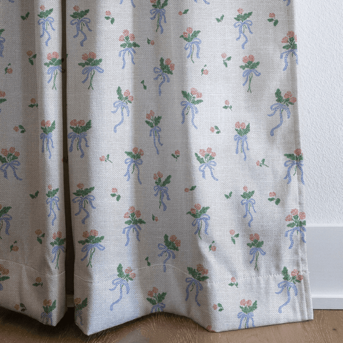 Bow Bouquets - Curtain Panel - The Drapery