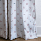 Bow Repeat - Curtain Panel - The Drapery