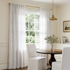 Bow Repeat - Curtain Panel - The Drapery