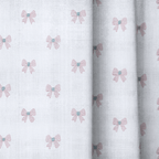 Bow Repeat - Curtain Panel - The Drapery