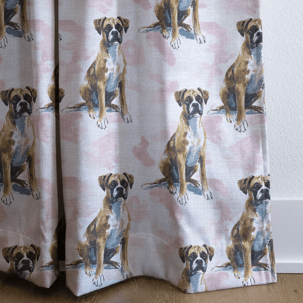 Boxer Born - Curtain Panel - The Drapery