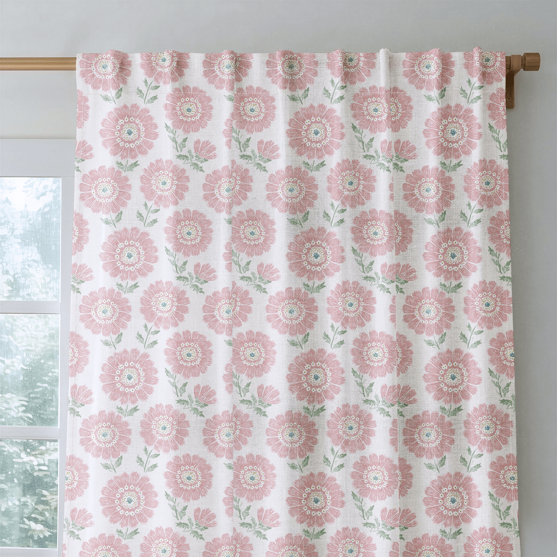 Brankenridge Blooms - Curtain Panel - The Drapery