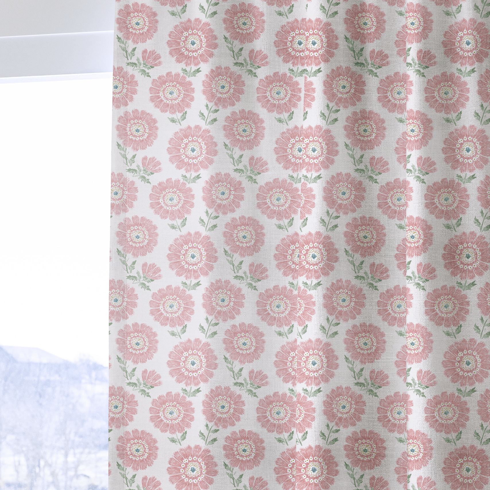 Brankenridge Blooms - Curtain Panel - The Drapery