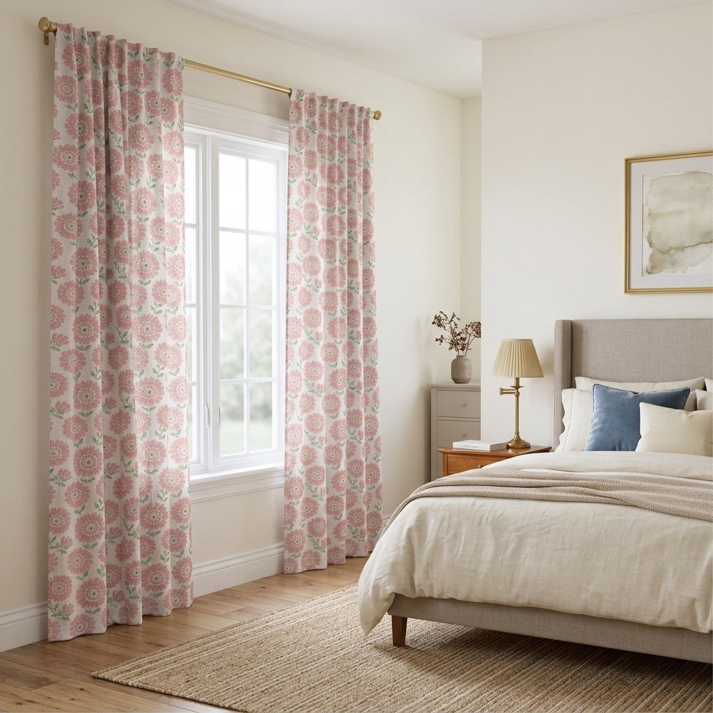 Brankenridge Blooms - Curtain Panel - The Drapery