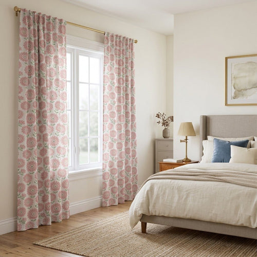 Brankenridge Blooms - Curtain Panel - The Drapery
