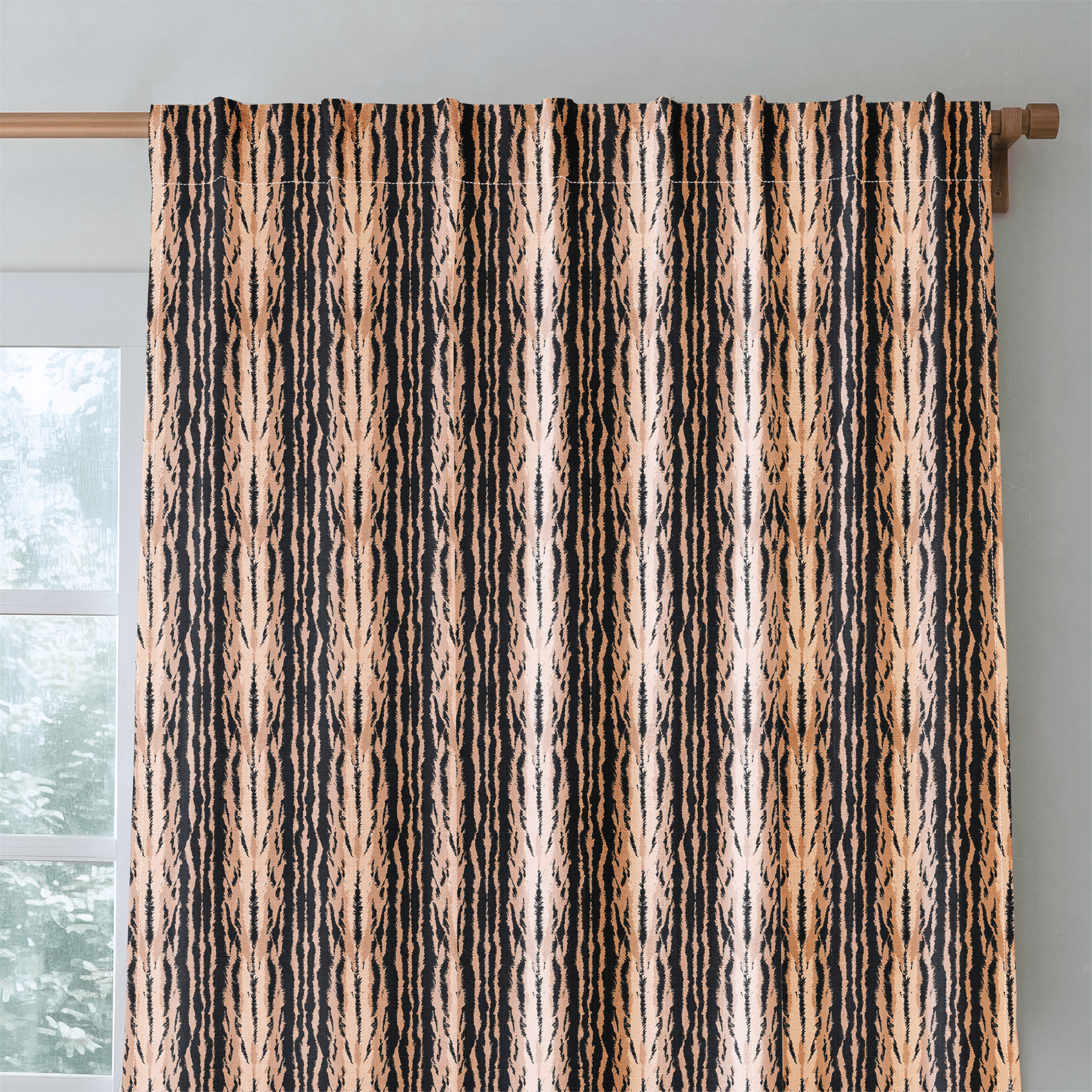 Branson Tiger - Curtain Panel - The Drapery