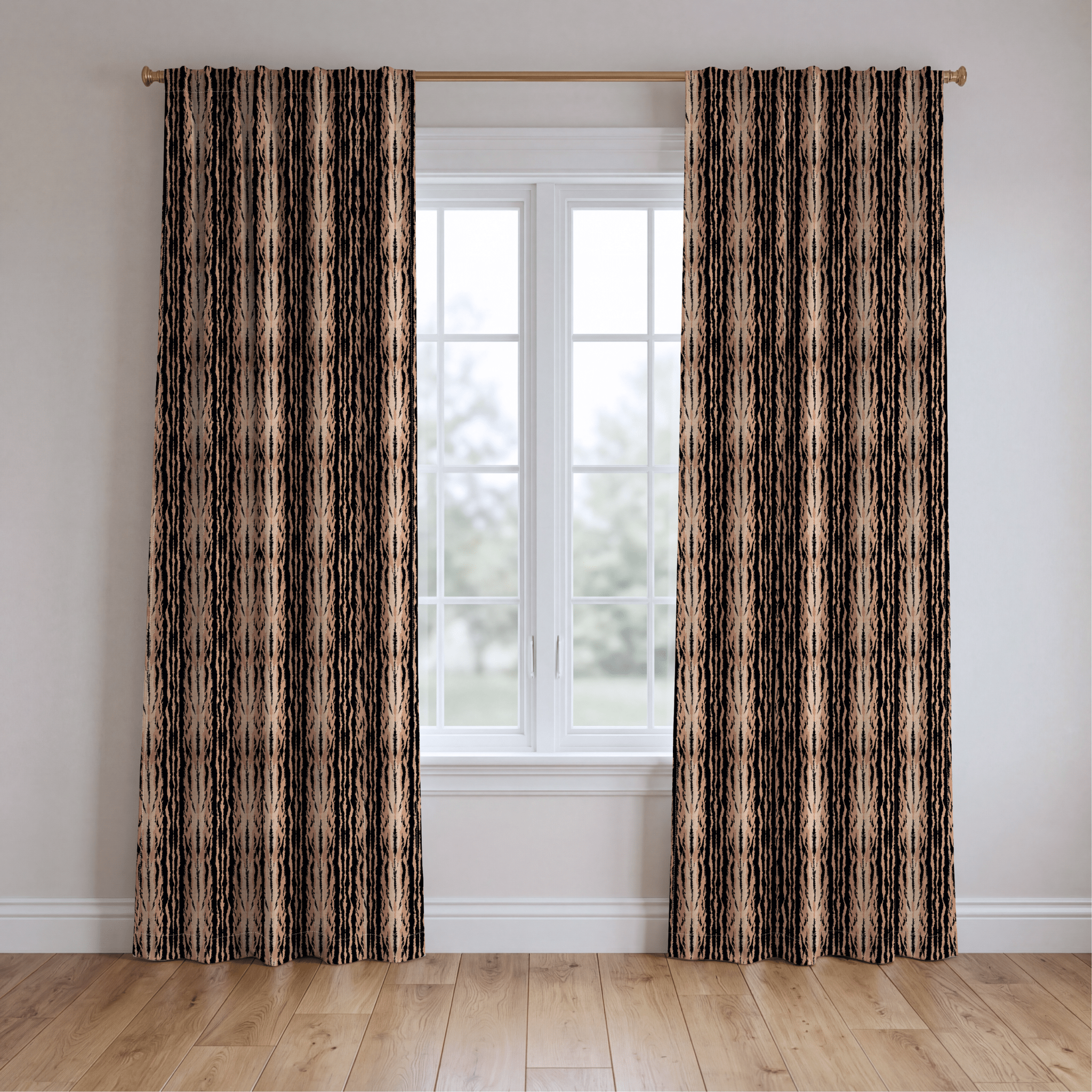 Branson Tiger - Curtain Panel - The Drapery