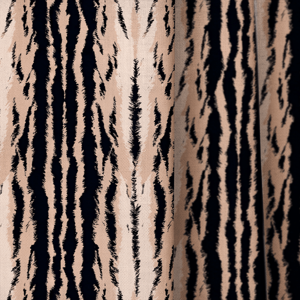 Branson Tiger - Curtain Panel - The Drapery
