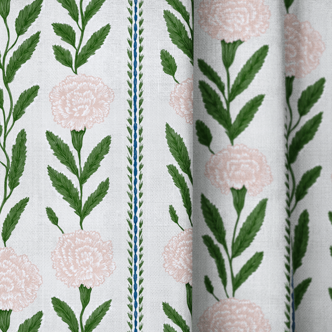 Bravion Blooms - Curtain Panel - The Drapery