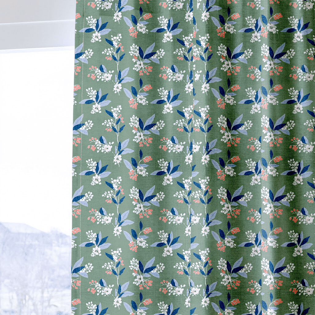 Brexton Botanical - Curtain Panel - The Drapery