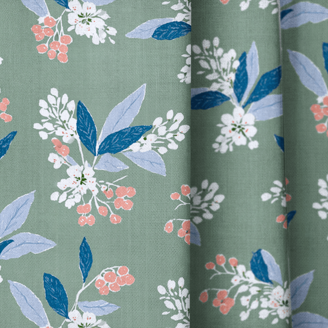 Brexton Botanical - Curtain Panel - The Drapery