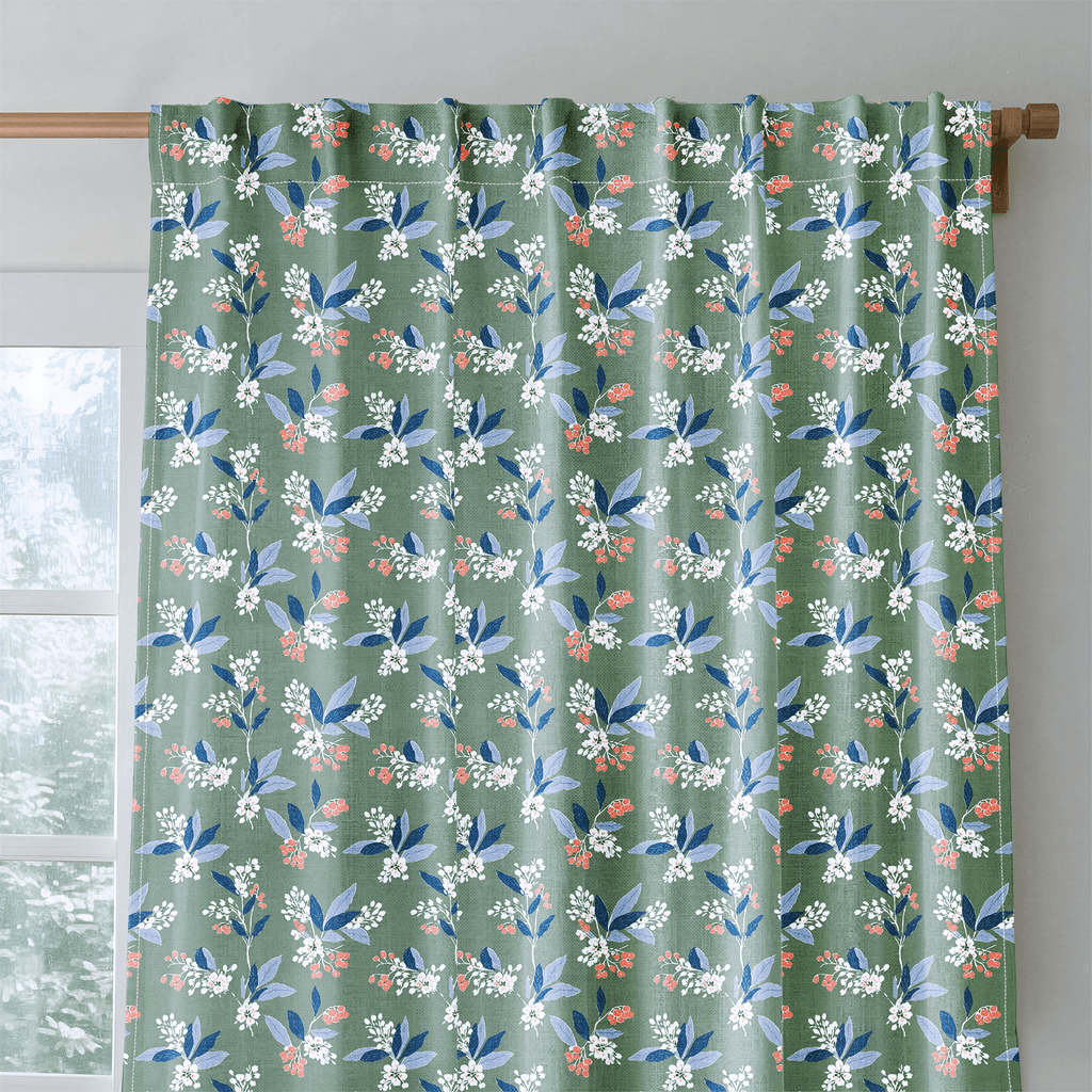 Brexton Botanical - Curtain Panel - The Drapery