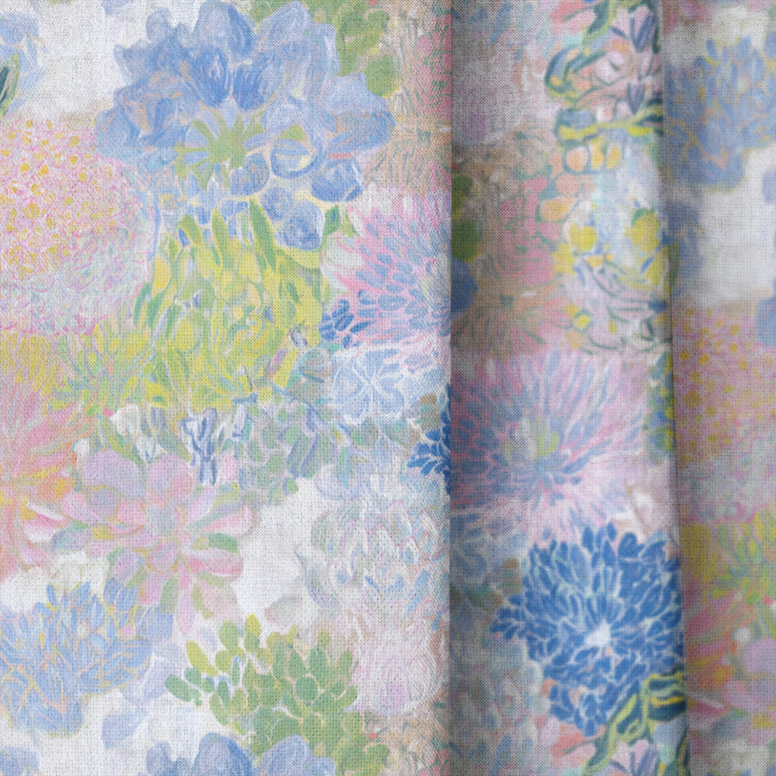 Bright Undersea - Curtain Panel - The Drapery