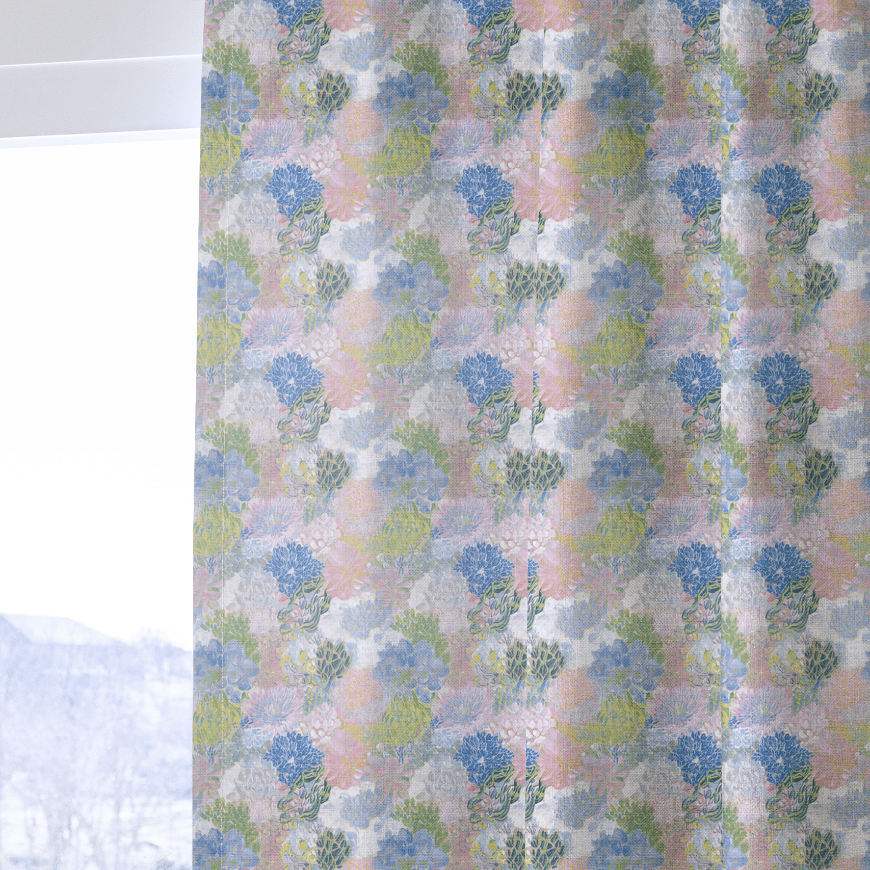 Bright Undersea - Curtain Panel - The Drapery