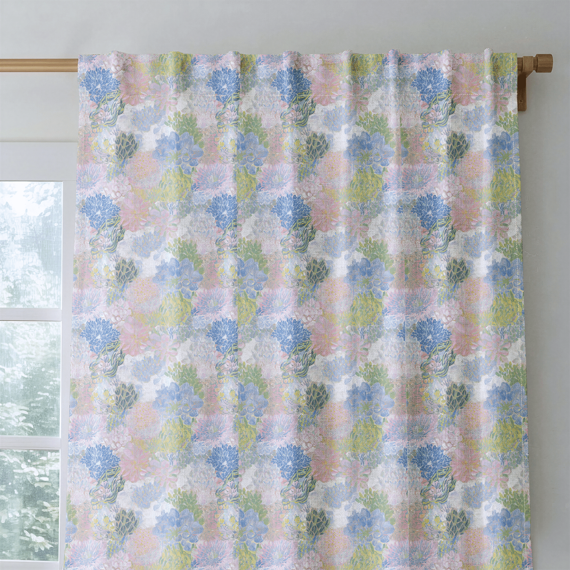 Bright Undersea - Curtain Panel - The Drapery