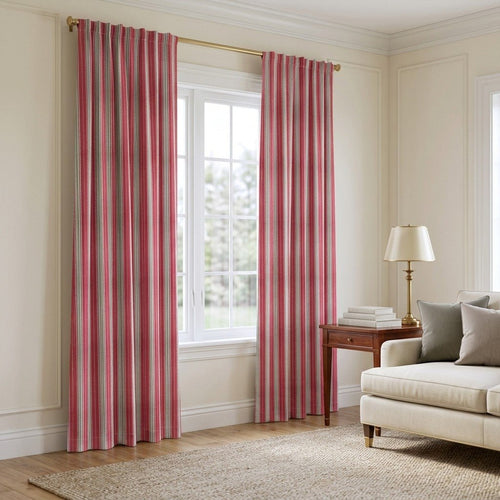 Briony Stripes - Curtain Panel - The Drapery