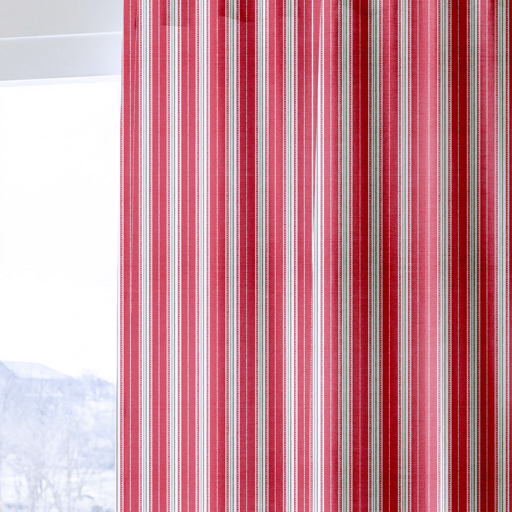 Briony Stripes - Curtain Panel - The Drapery