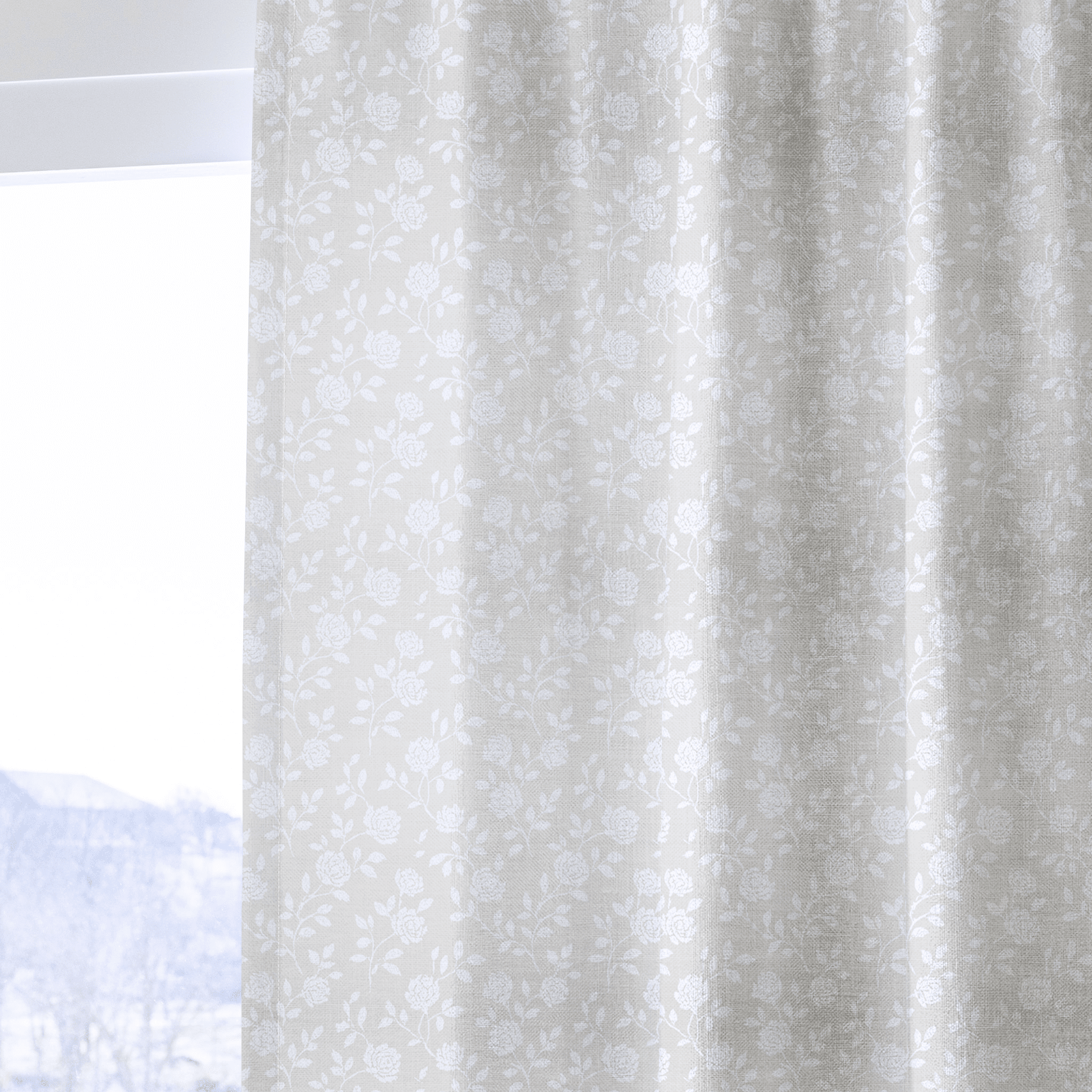 Brise Blossoms - Curtain Panel - The Drapery
