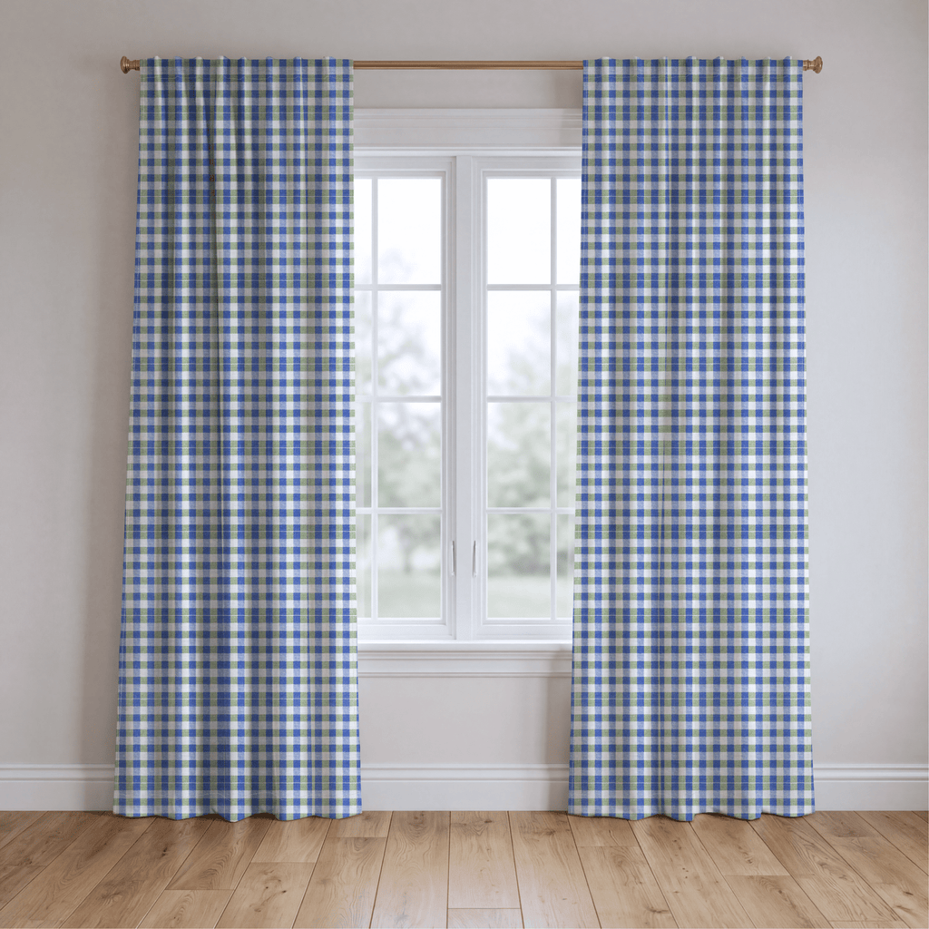 Brixton Plaid - Curtain Panel - The Drapery