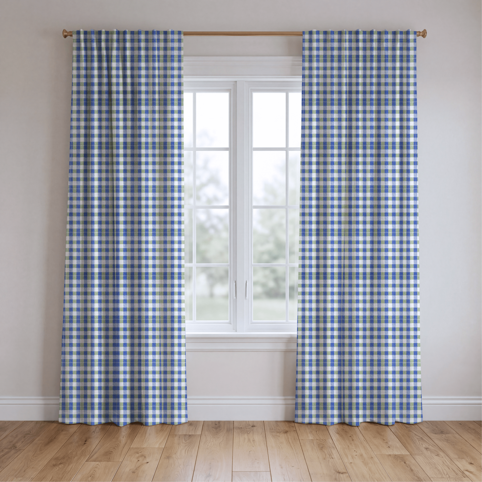 Brixton Plaid - Curtain Panel - The Drapery