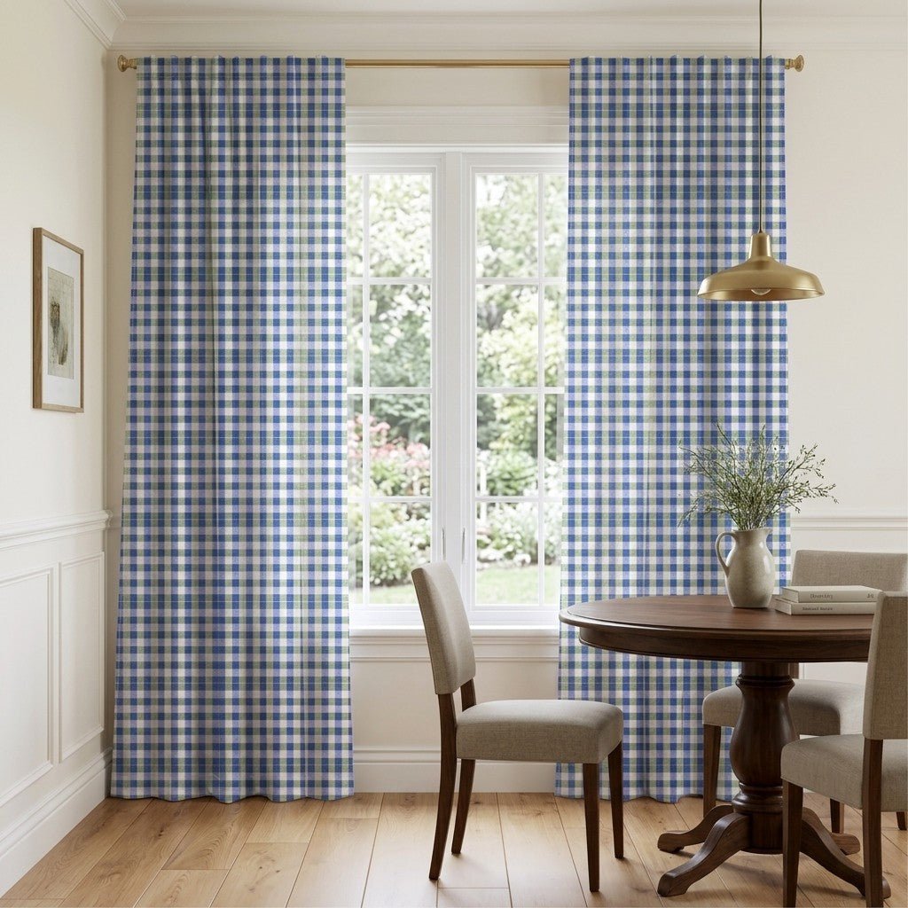 Brixton Plaid - Curtain Panel - The Drapery