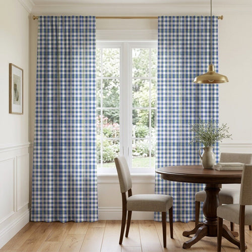 Brixton Plaid - Curtain Panel - The Drapery