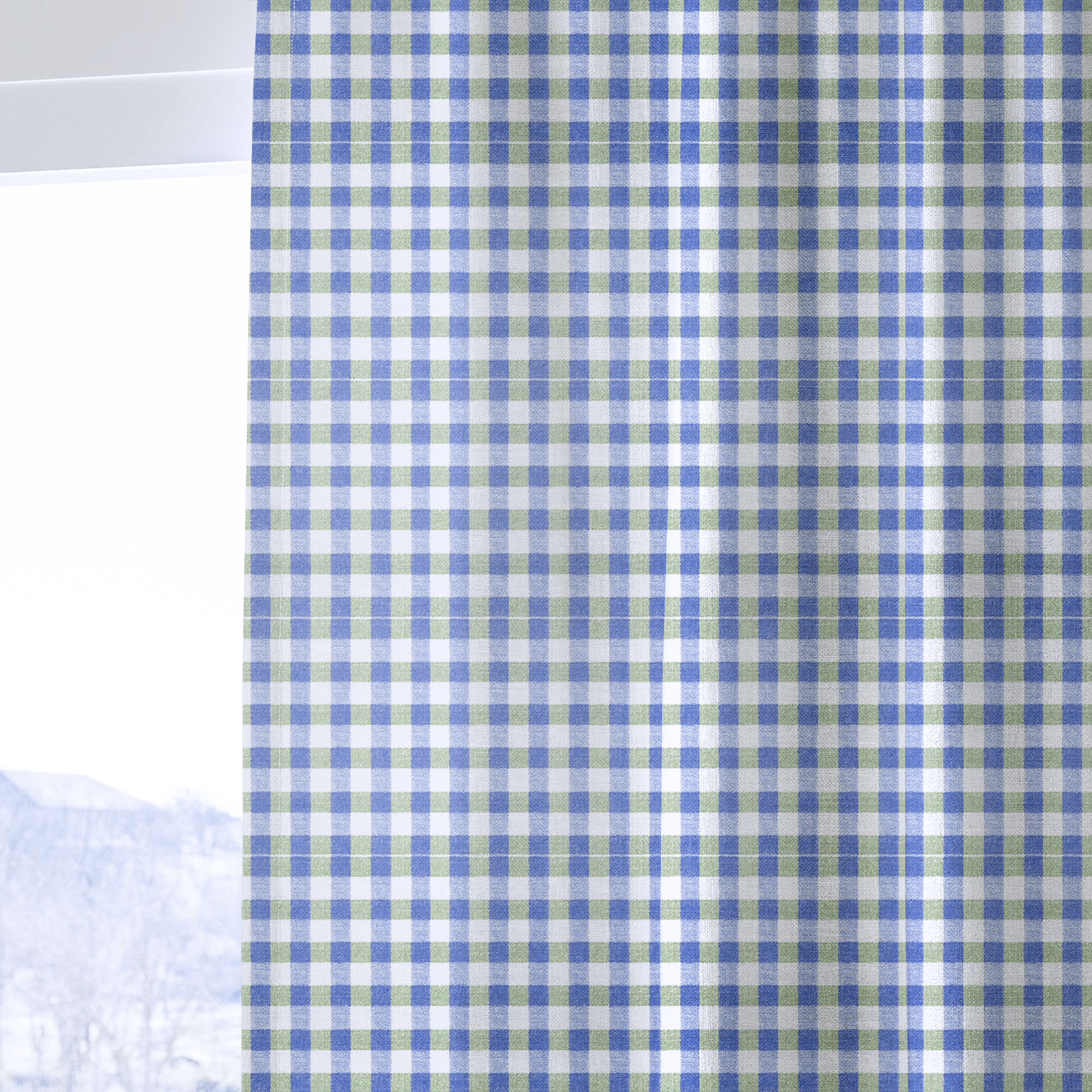 Brixton Plaid - Curtain Panel - The Drapery