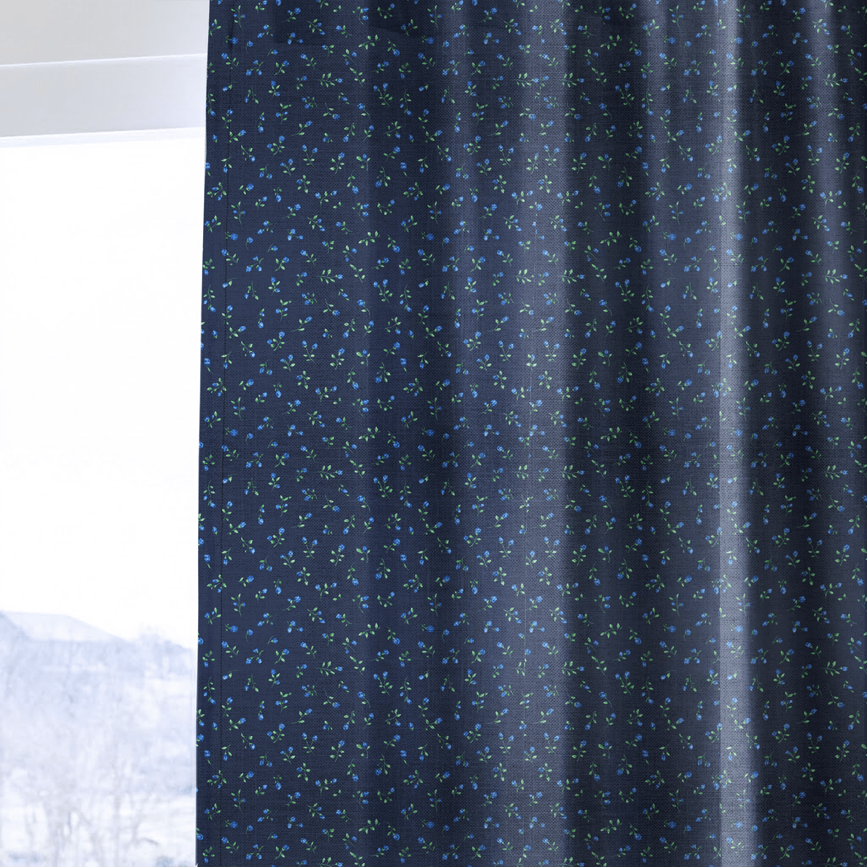 Broadwick Blooms - Curtain Panel - The Drapery
