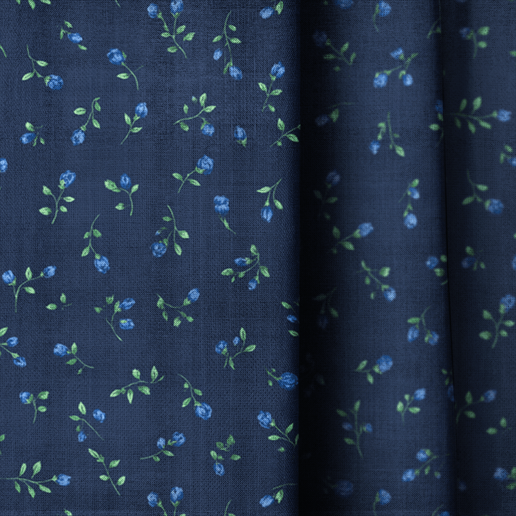 Broadwick Blooms - Curtain Panel - The Drapery