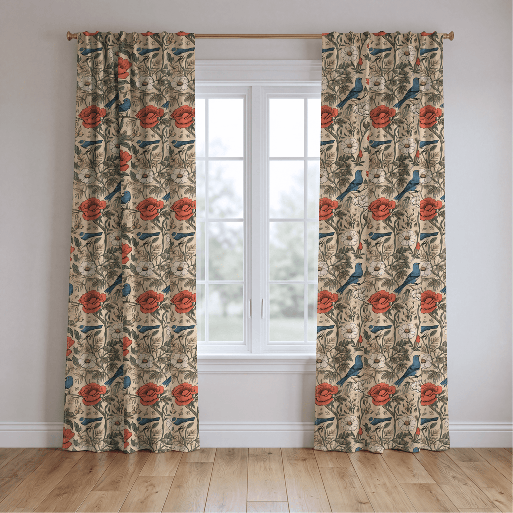 Brookley Vintage - Curtain Panel - The Drapery