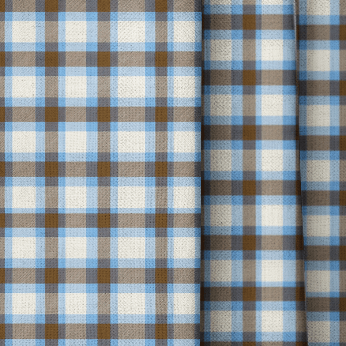 Bruce Plaid - Curtain Panel - The Drapery
