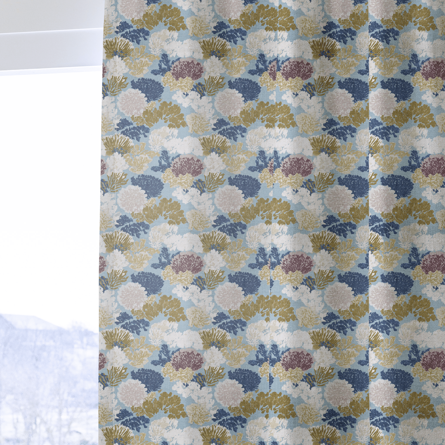 Brushstroke - Curtain Panel - The Drapery