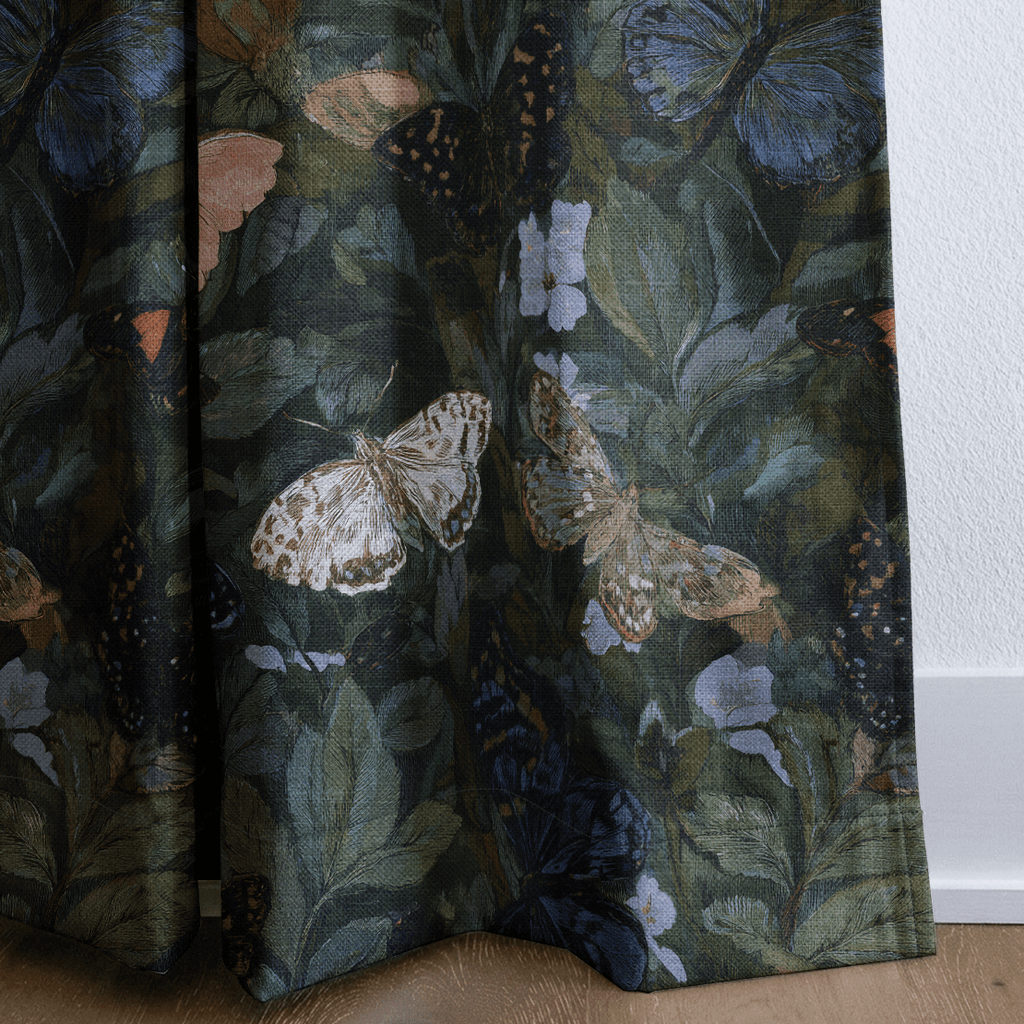 Butterfly Blooms - Curtain Panel - The Drapery