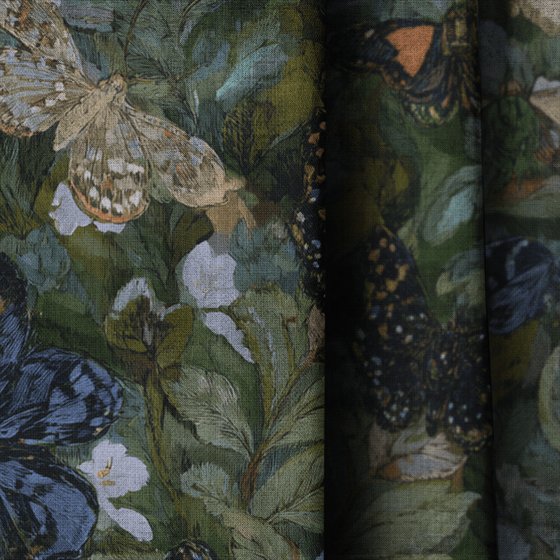 Butterfly Blooms - Curtain Panel - The Drapery