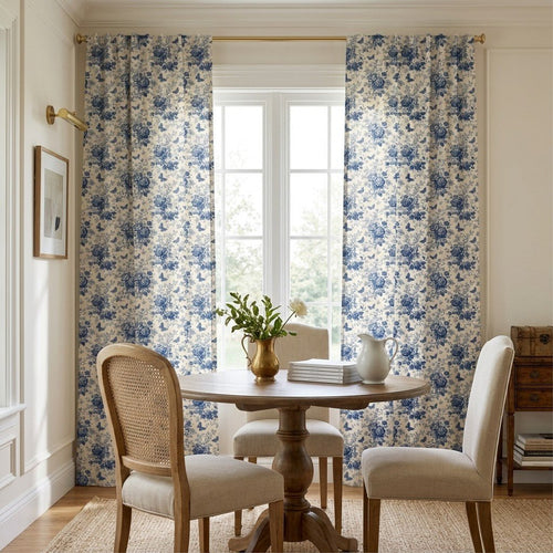 Butterfly Chateau - Curtain Panel - The Drapery
