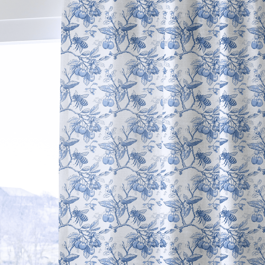 Buzzin Around - Curtain Panel - The Drapery