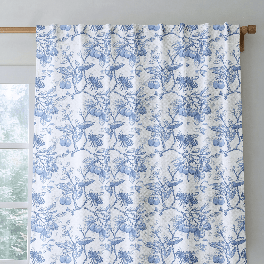 Buzzin Around - Curtain Panel - The Drapery